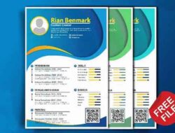 Free Template CV atau Resume